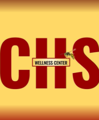  CHS in bold letters with "Wellness" written in and a bee.
